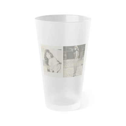 Joan Collins #582 - Europe's Top Pin-Ups Issue #3 1956 (Vintage Female Icon) Frosted Pint Glass 16oz 16oz Frosted - Go Mug Yourself