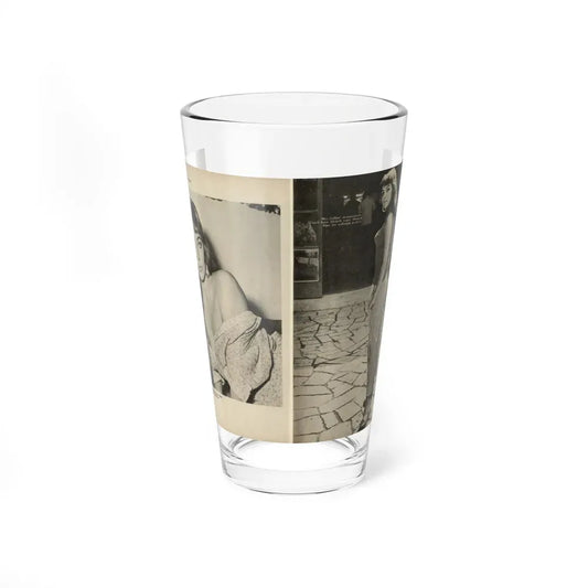 Joan Collins #582 - Europe's Top Pin-Ups Issue #3 1956 (Vintage Female Icon) Pint Glass 16oz 16oz - Go Mug Yourself