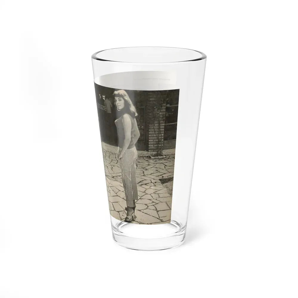 Joan Collins #582 - Europe's Top Pin-Ups Issue #3 1956 (Vintage Female Icon) Pint Glass 16oz - Go Mug Yourself