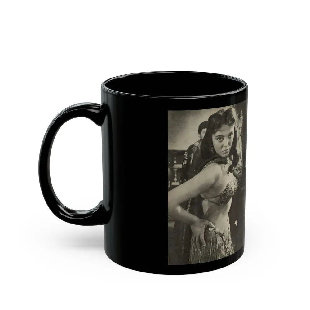 Joan Collins #586 - Europe's Top Pin-Ups Issue #3 1956 (Vintage Female Icon) Black Coffee Mug - Go Mug Yourself