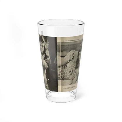 Joan Collins #586 - Europe's Top Pin-Ups Issue #3 1956 (Vintage Female Icon) Pint Glass 16oz 16oz - Go Mug Yourself