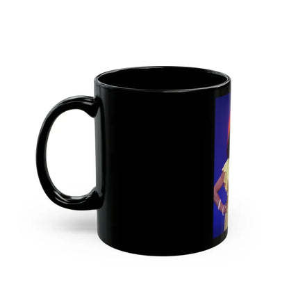 Joan Collins #588 (Vintage Female Icon) Black Coffee Mug - Go Mug Yourself