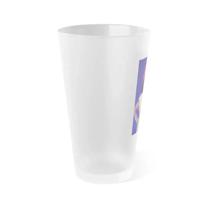 Joan Collins #588 (Vintage Female Icon) Frosted Pint Glass 16oz - Go Mug Yourself
