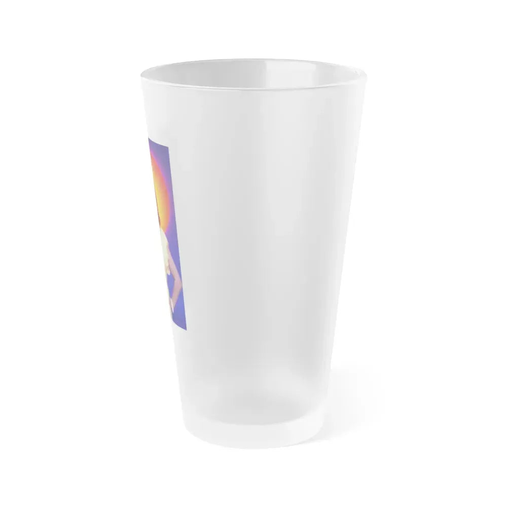 Joan Collins #588 (Vintage Female Icon) Frosted Pint Glass 16oz - Go Mug Yourself