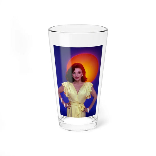 Joan Collins #588 (Vintage Female Icon) Pint Glass 16oz 16oz - Go Mug Yourself