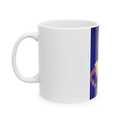 Joan Collins #588 (Vintage Female Icon) White Coffee Mug - Go Mug Yourself