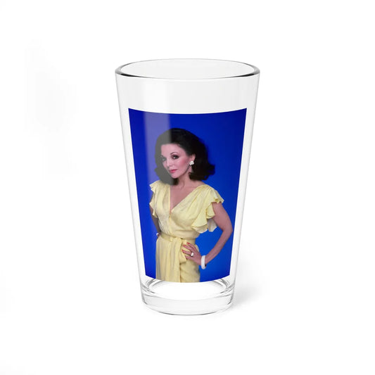 Joan Collins #589 (Vintage Female Icon) Pint Glass 16oz 16oz - Go Mug Yourself