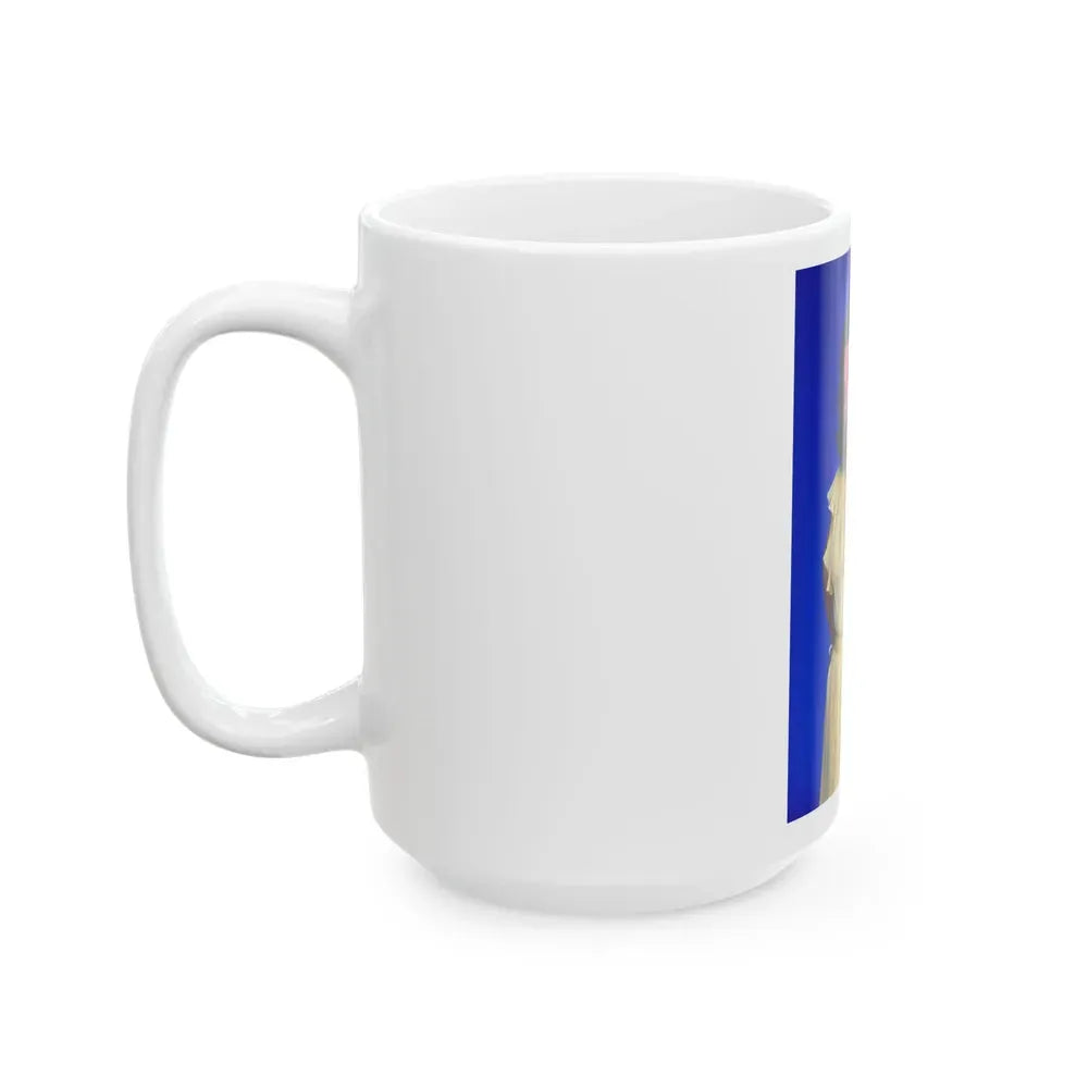 Joan Collins #589 (Vintage Female Icon) White Coffee Mug - Go Mug Yourself