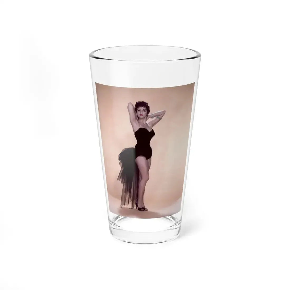 Joan Collins #59 (Vintage Female Icon) Pint Glass 16oz 16oz - Go Mug Yourself