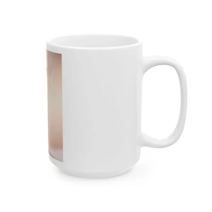 Joan Collins #59 (Vintage Female Icon) White Coffee Mug - Go Mug Yourself