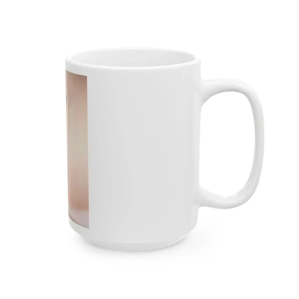 Joan Collins #59 (Vintage Female Icon) White Coffee Mug - Go Mug Yourself