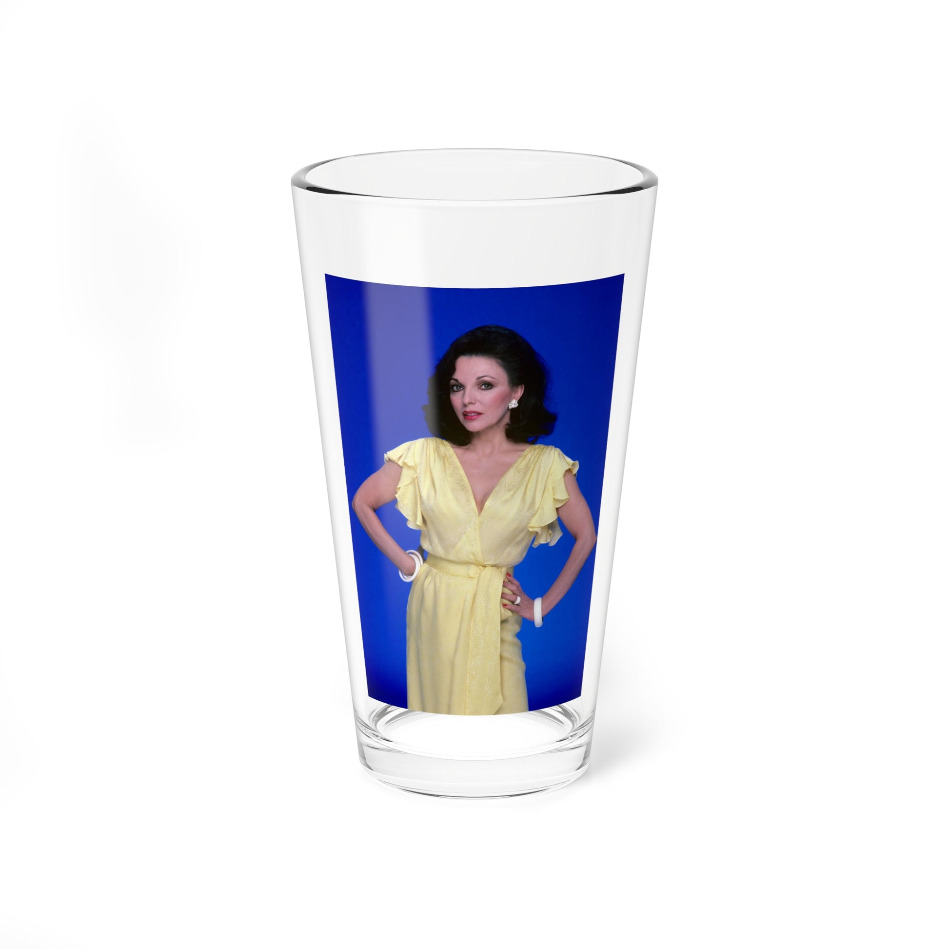 Joan Collins #590 (Vintage Female Icon) Pint Glass 16oz-16oz-Go Mug Yourself