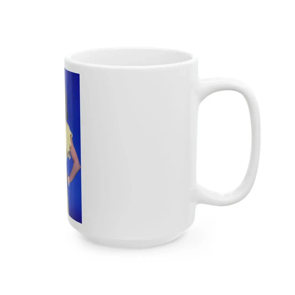 Joan Collins #590 (Vintage Female Icon) White Coffee Mug - Go Mug Yourself