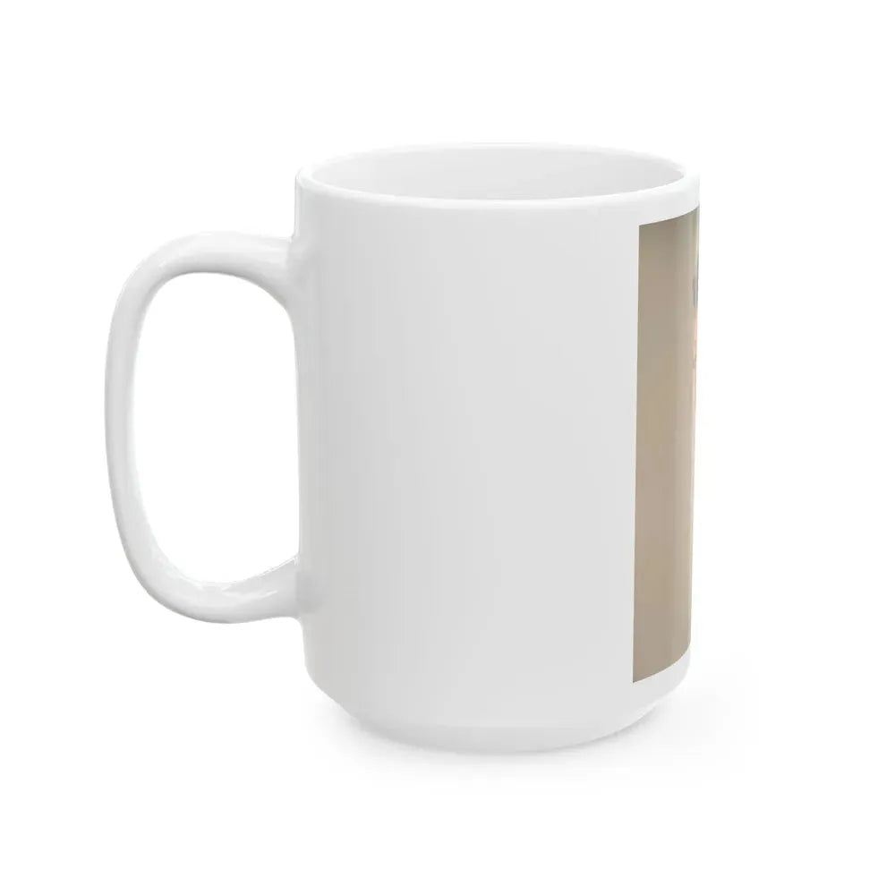 Joan Collins #592 (Vintage Female Icon) White Coffee Mug - Go Mug Yourself