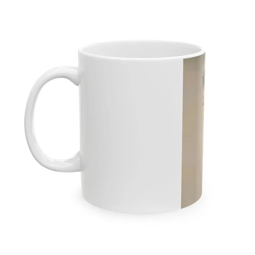 Joan Collins #592 (Vintage Female Icon) White Coffee Mug - Go Mug Yourself