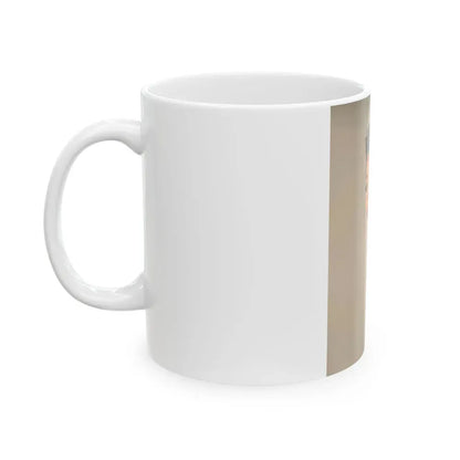 Joan Collins #592 (Vintage Female Icon) White Coffee Mug - Go Mug Yourself