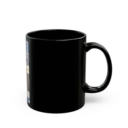 Joan Collins #593 (Vintage Female Icon) Black Coffee Mug - Go Mug Yourself