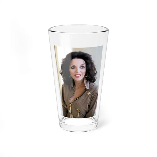 Joan Collins #594 (Vintage Female Icon) Pint Glass 16oz 16oz - Go Mug Yourself