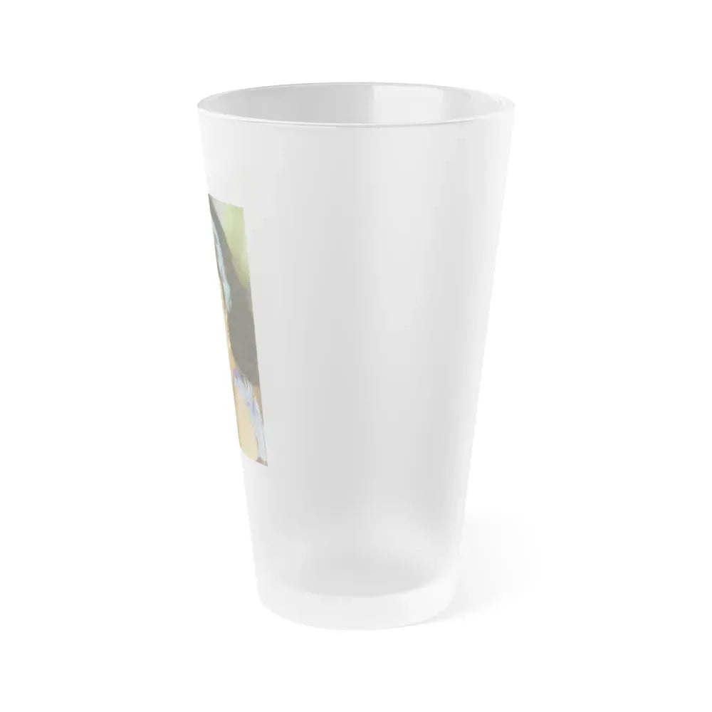 Joan Collins #617 (Vintage Female Icon) Frosted Pint Glass 16oz - Go Mug Yourself