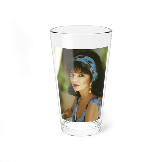 Joan Collins #617 (Vintage Female Icon) Pint Glass 16oz 16oz - Go Mug Yourself