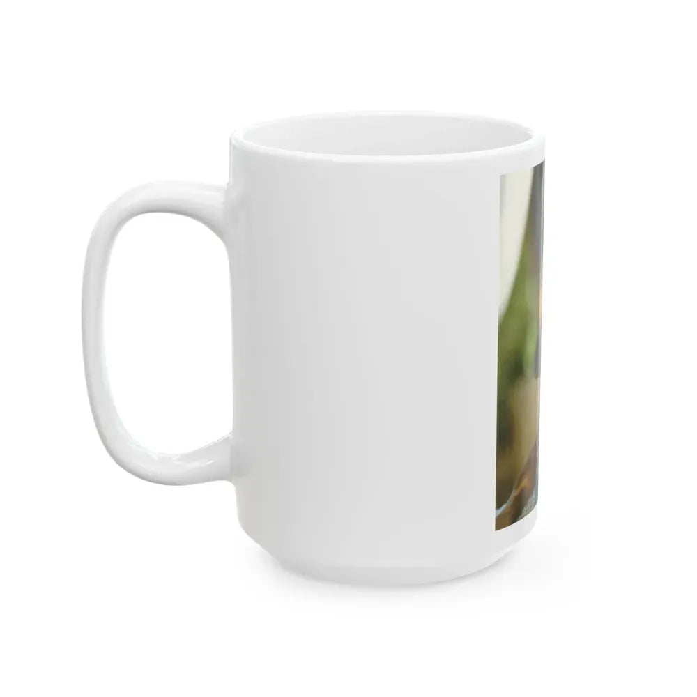 Joan Collins #617 (Vintage Female Icon) White Coffee Mug - Go Mug Yourself
