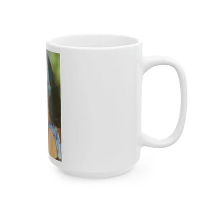 Joan Collins #617 (Vintage Female Icon) White Coffee Mug - Go Mug Yourself