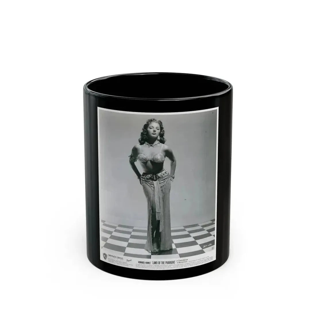 Joan Collins #619 (Vintage Female Icon) Black Coffee Mug 11oz - Go Mug Yourself
