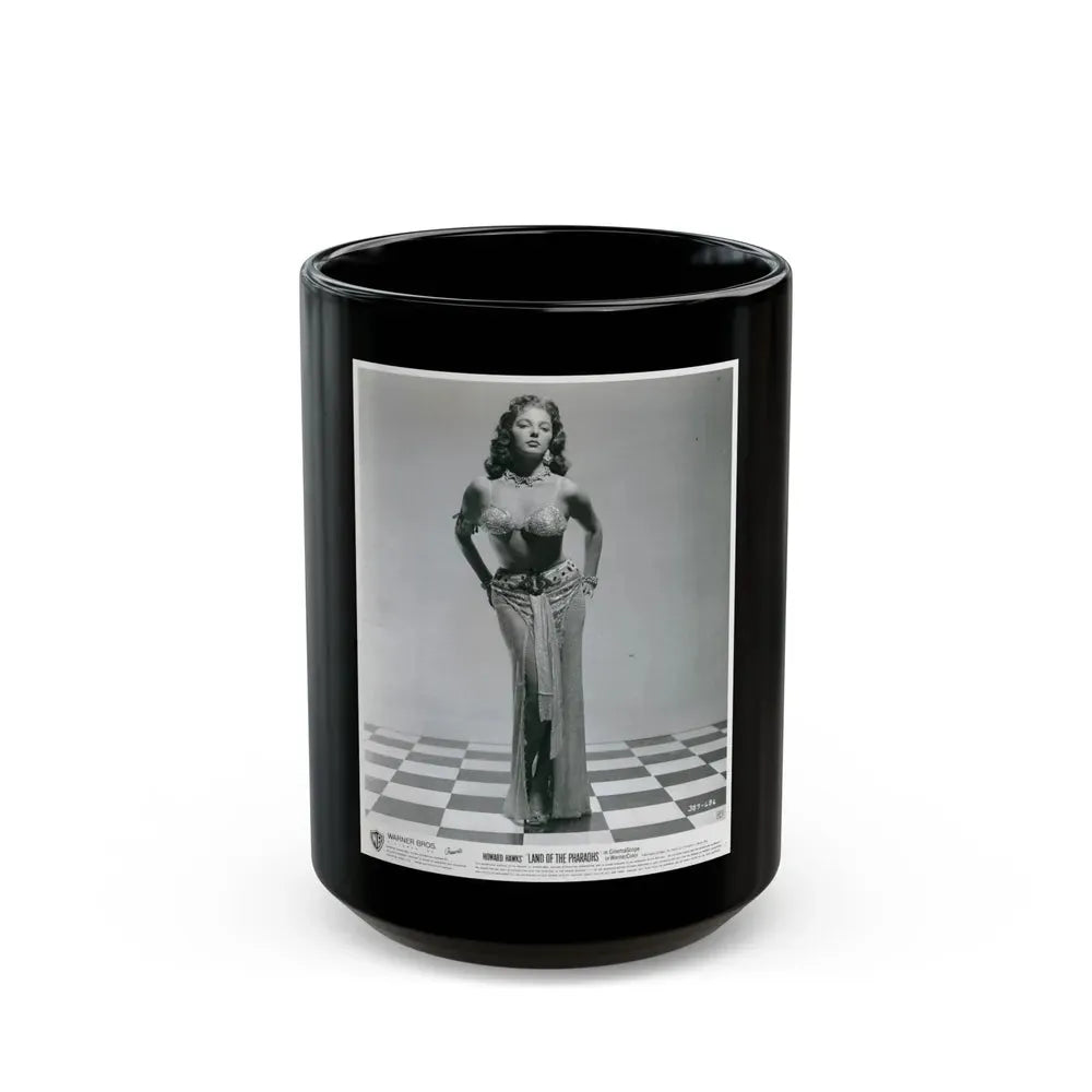 Joan Collins #619 (Vintage Female Icon) Black Coffee Mug 15oz - Go Mug Yourself