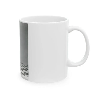 Joan Collins #619 (Vintage Female Icon) White Coffee Mug - Go Mug Yourself