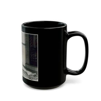 Joan Collins #620 (Vintage Female Icon) Black Coffee Mug - Go Mug Yourself