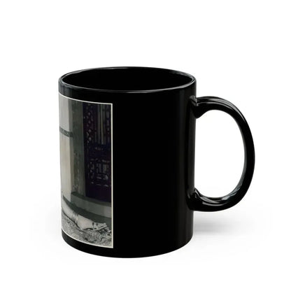 Joan Collins #620 (Vintage Female Icon) Black Coffee Mug - Go Mug Yourself