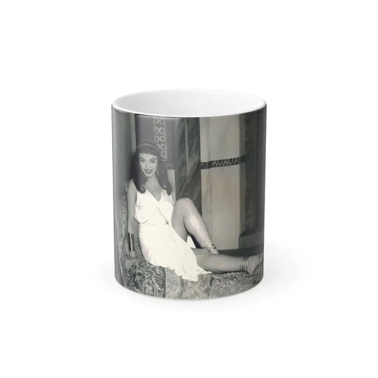 Joan Collins #620 (Vintage Female Icon) Color Changing Coffee Mug 11oz - Go Mug Yourself
