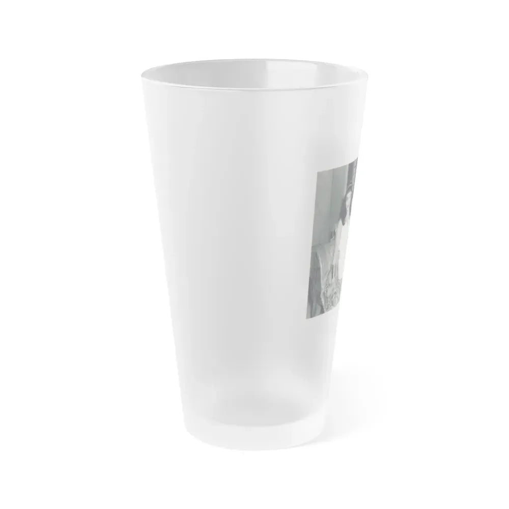 Joan Collins #620 (Vintage Female Icon) Frosted Pint Glass 16oz - Go Mug Yourself