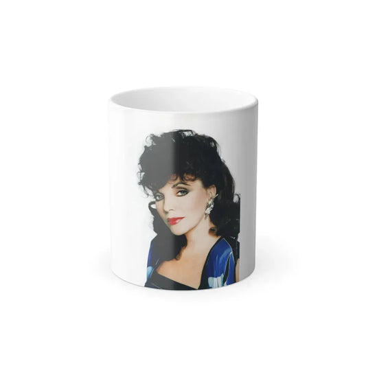Joan Collins #622 (Vintage Female Icon) Color Changing Coffee Mug 11oz - Go Mug Yourself