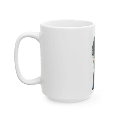 Joan Collins #622 (Vintage Female Icon) White Coffee Mug - Go Mug Yourself