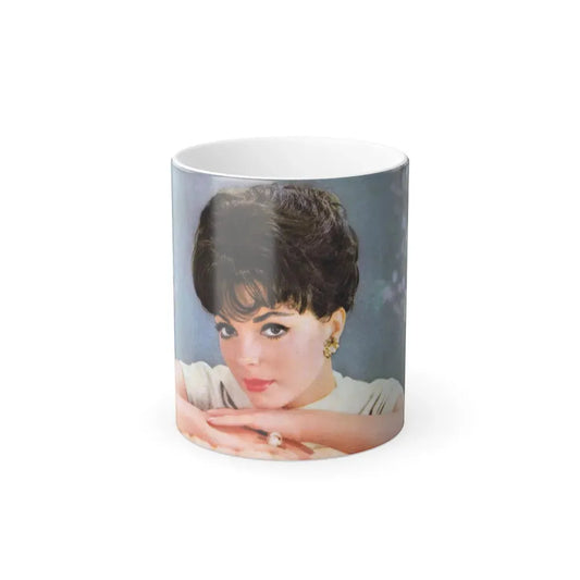 Joan Collins #623 (Vintage Female Icon) Color Changing Coffee Mug 11oz - Go Mug Yourself