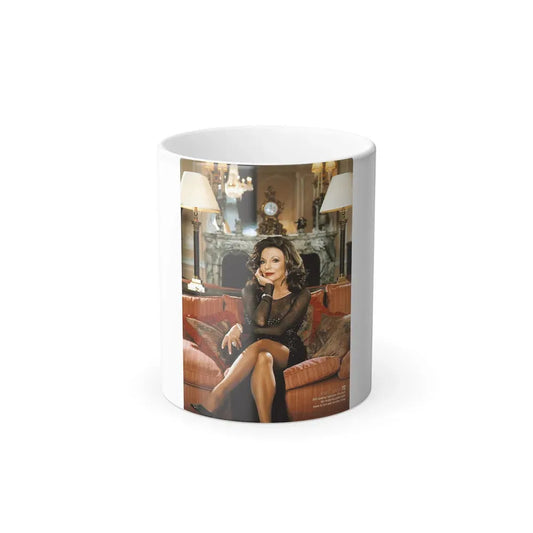 Joan Collins #625 (Vintage Female Icon) Color Changing Coffee Mug 11oz - Go Mug Yourself