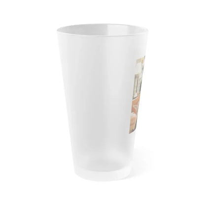 Joan Collins #625 (Vintage Female Icon) Frosted Pint Glass 16oz - Go Mug Yourself