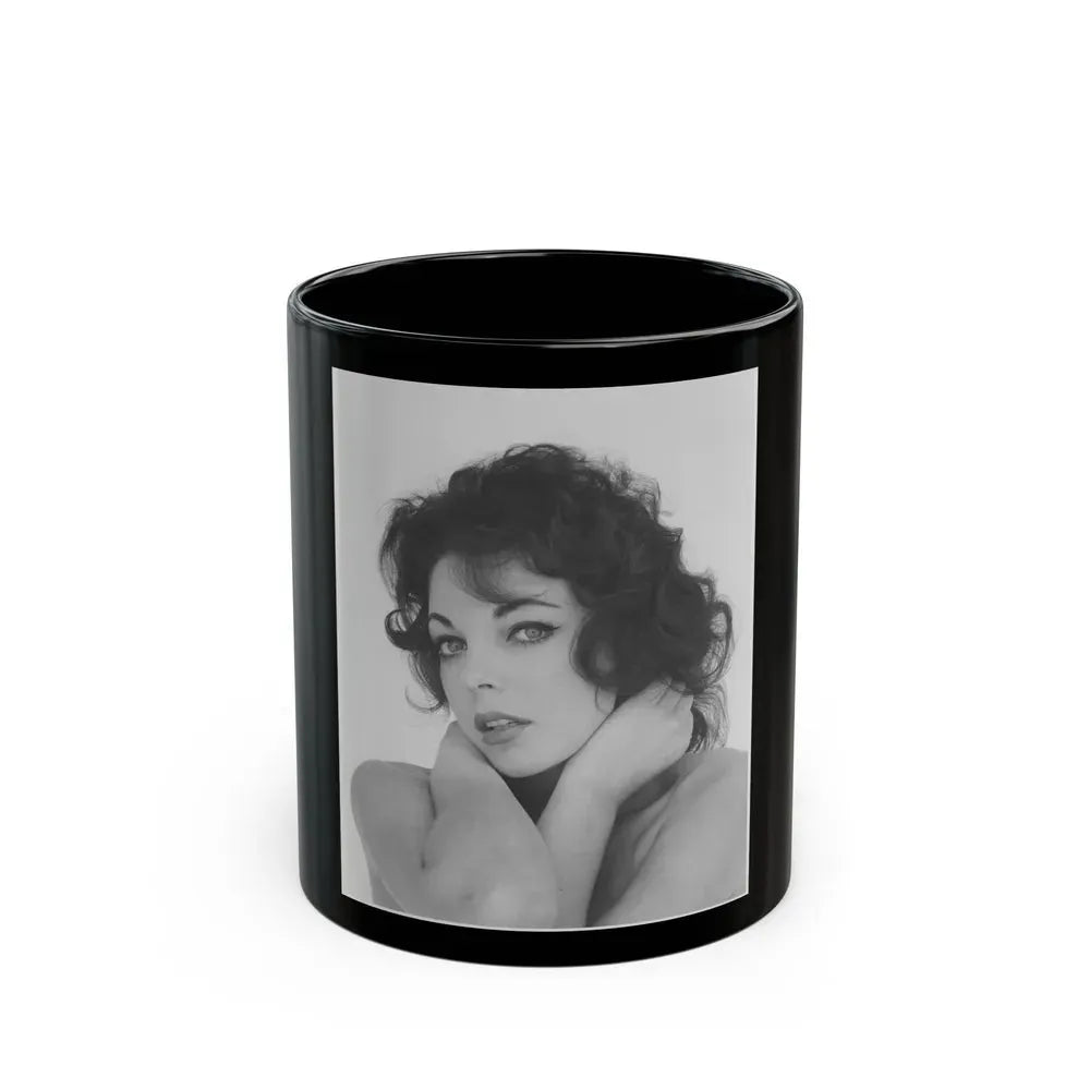 Joan Collins #627 (Vintage Female Icon) Black Coffee Mug 11oz - Go Mug Yourself