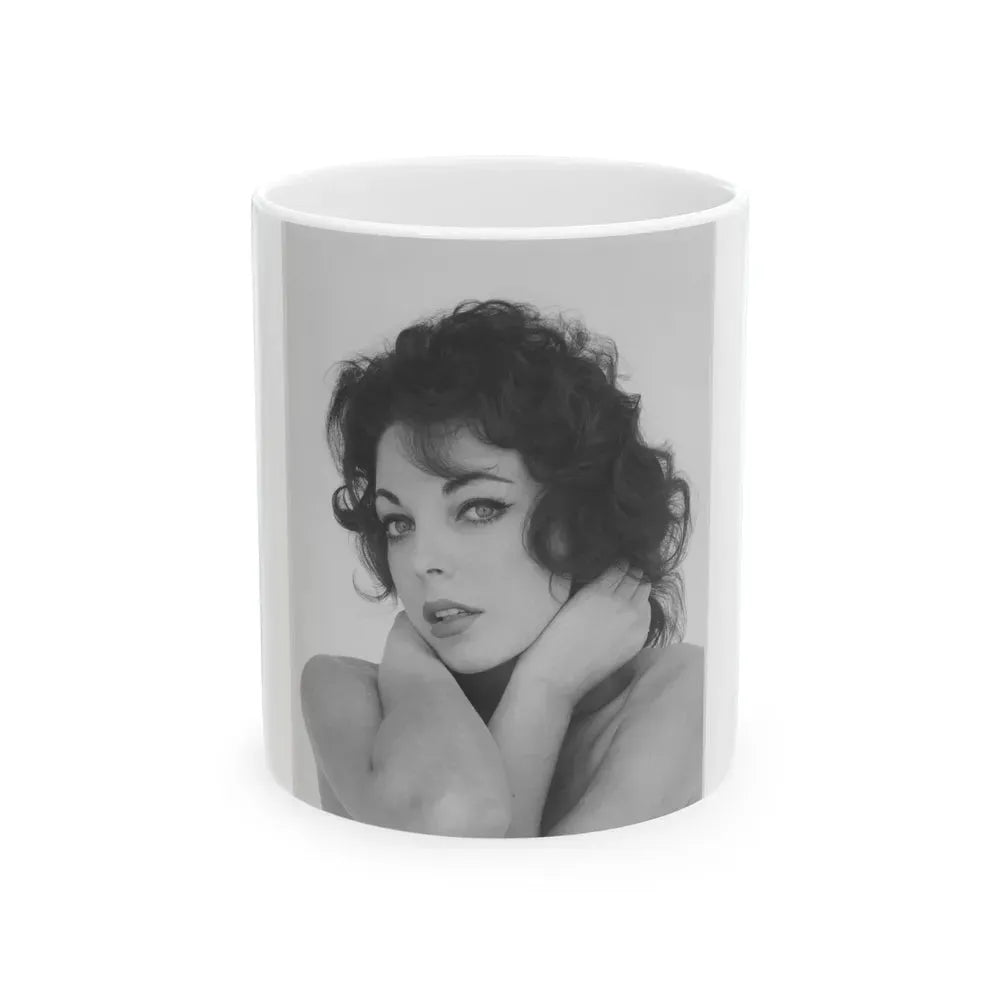 Joan Collins #627 (Vintage Female Icon) White Coffee Mug 11oz - Go Mug Yourself