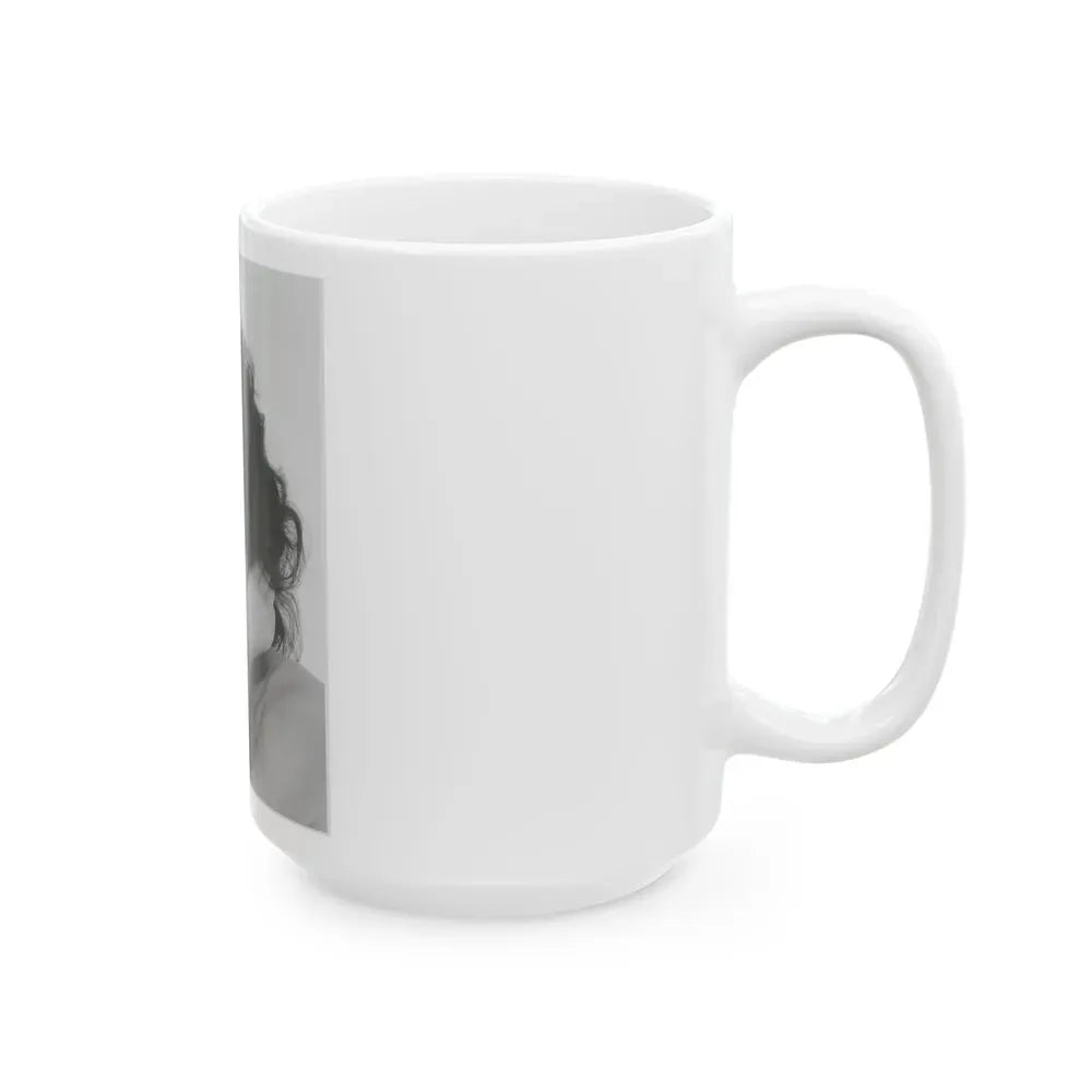Joan Collins #627 (Vintage Female Icon) White Coffee Mug - Go Mug Yourself