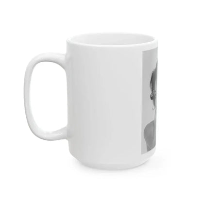 Joan Collins #627 (Vintage Female Icon) White Coffee Mug - Go Mug Yourself