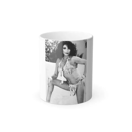 Joan Collins #628 (Vintage Female Icon) Color Changing Coffee Mug 11oz - Go Mug Yourself