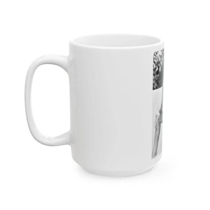 Joan Collins #628 (Vintage Female Icon) White Coffee Mug - Go Mug Yourself