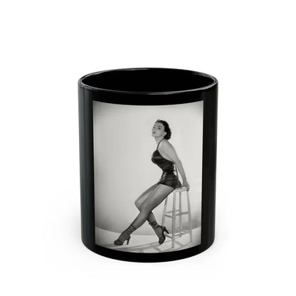 Joan Collins #629 (Vintage Female Icon) Black Coffee Mug 11oz - Go Mug Yourself