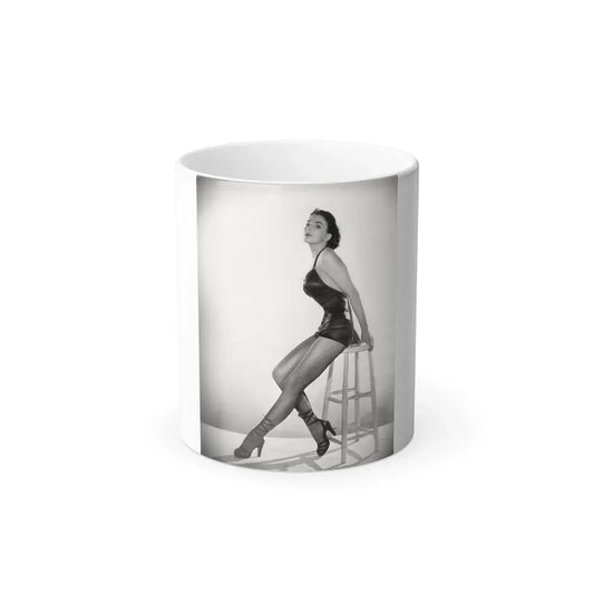 Joan Collins #629 (Vintage Female Icon) Color Changing Coffee Mug 11oz - Go Mug Yourself