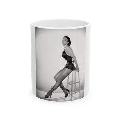 Joan Collins #629 (Vintage Female Icon) White Coffee Mug 11oz - Go Mug Yourself
