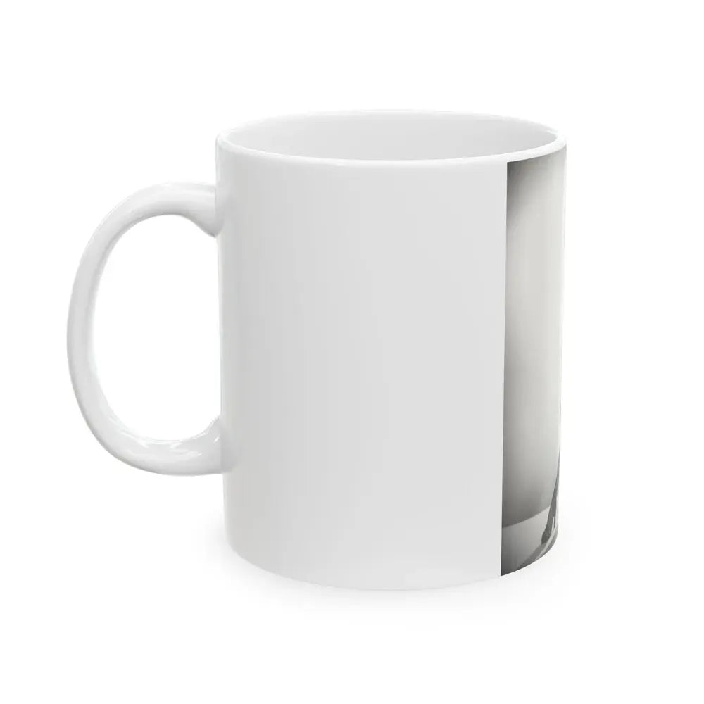 Joan Collins #629 (Vintage Female Icon) White Coffee Mug - Go Mug Yourself