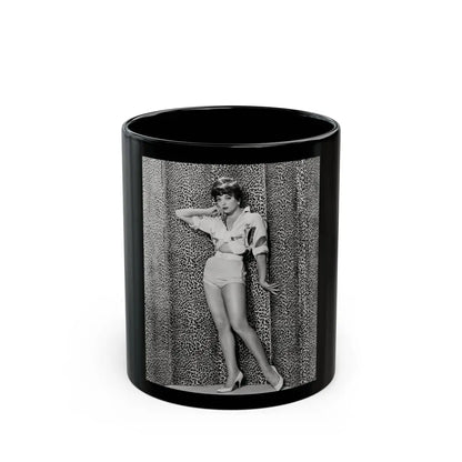 Joan Collins #630 (Vintage Female Icon) Black Coffee Mug 11oz - Go Mug Yourself