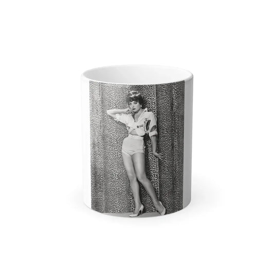 Joan Collins #630 (Vintage Female Icon) Color Changing Coffee Mug 11oz - Go Mug Yourself